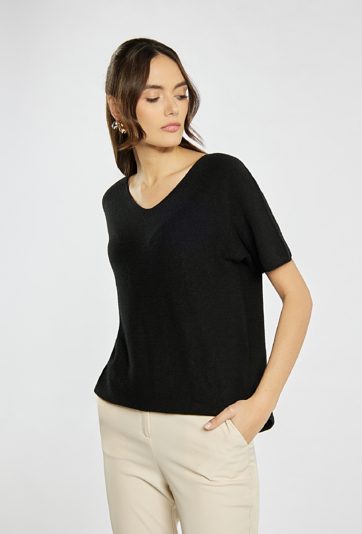 Klasyczny sweter z wiskozy