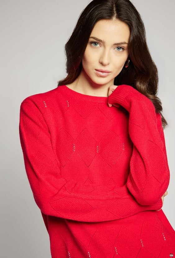 Sweter damski z wiskozą