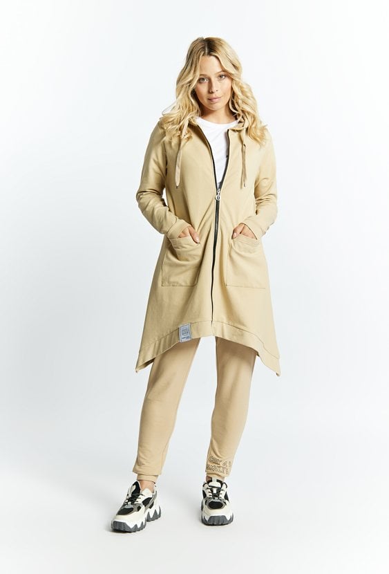 Rozpinana bluza z kapturem