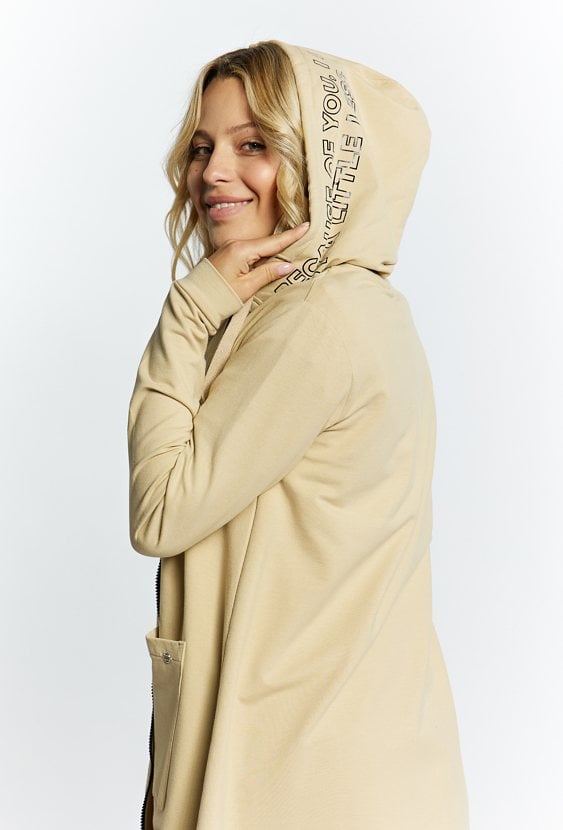 Rozpinana bluza z kapturem