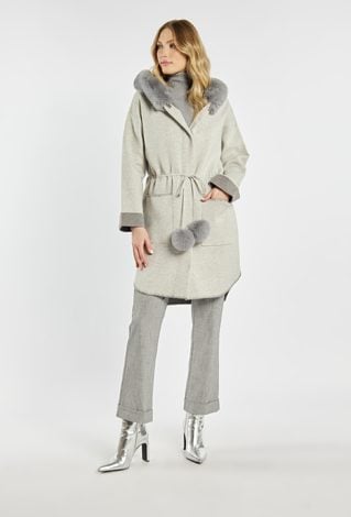 Sweter o kroju płaszcza