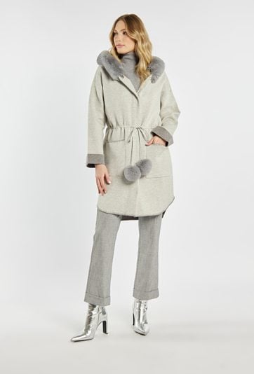 Sweter o kroju płaszcza