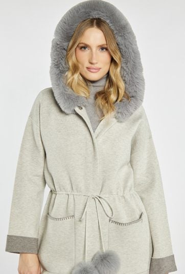 Sweter o kroju płaszcza