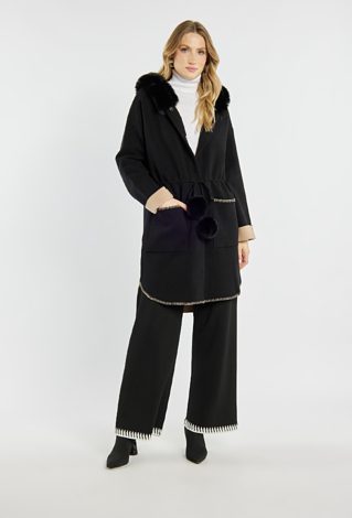 Sweter o kroju płaszcza