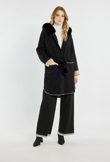 Sweter o kroju płaszcza