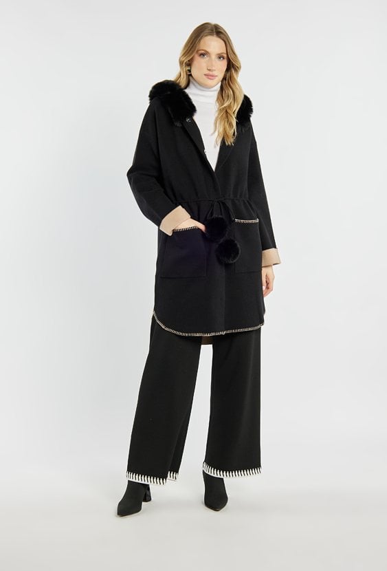 Sweter o kroju płaszcza