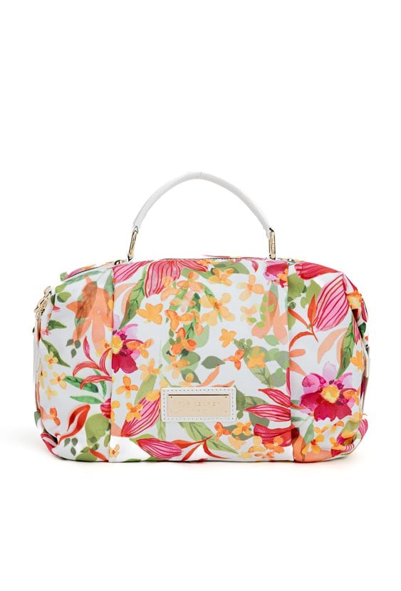 Torba damska z kwiecistym wzorem