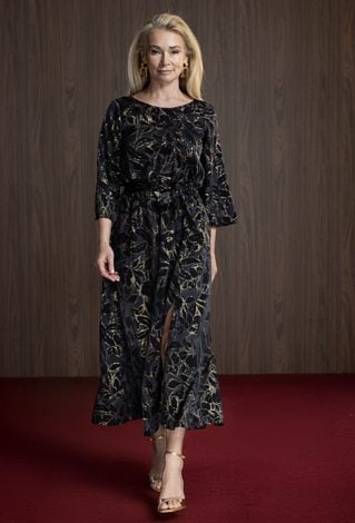 Sukienka damska z wiązaniem