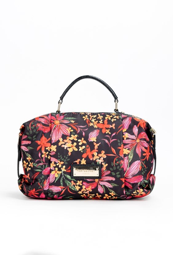 Torba damska z kwiecistym wzorem