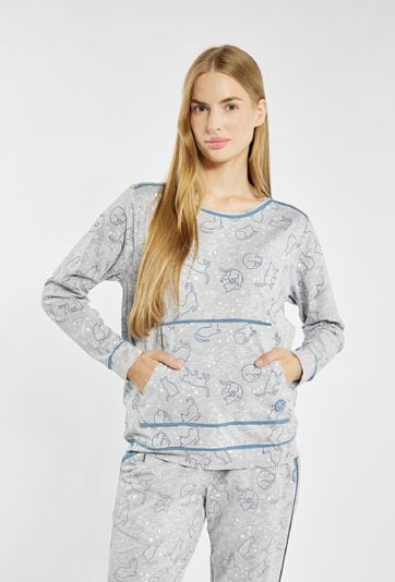 Koszulka od piżamy z wzorem