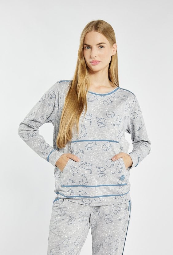 Koszulka od piżamy z wzorem