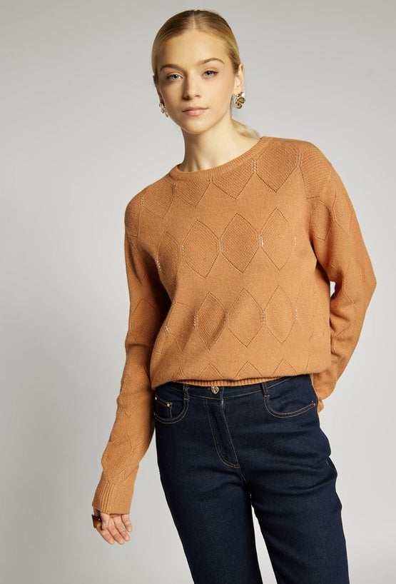 Sweter damski z wiskozą
