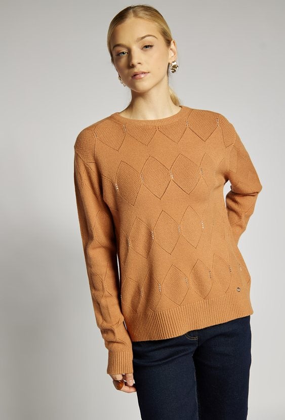 Sweter damski z wiskozą