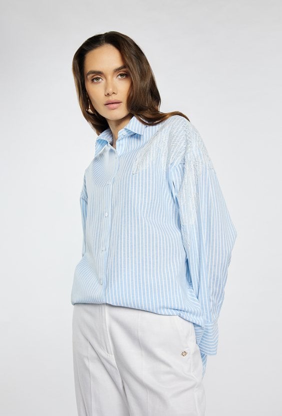 Koszula damska z bawełną