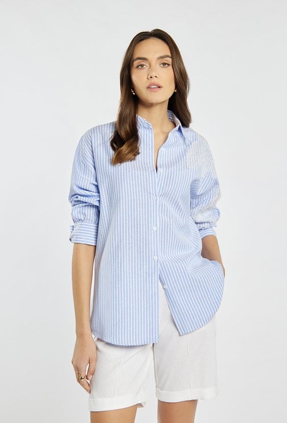 Koszula damska z bawełną