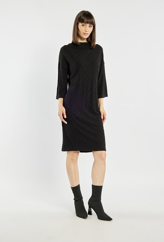 Dzianinowa sukienka damska