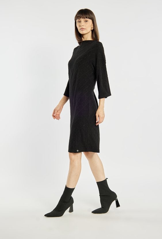 Dzianinowa sukienka damska