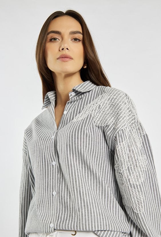 Koszula damska z bawełną