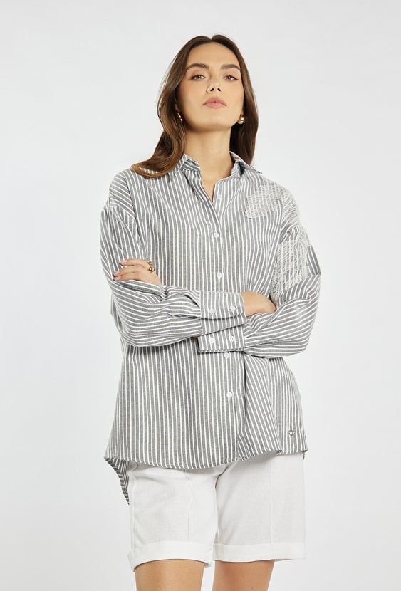 Koszula damska z bawełną