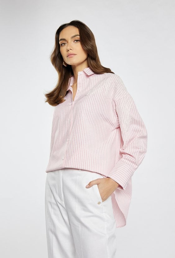 Koszula damska z bawełną