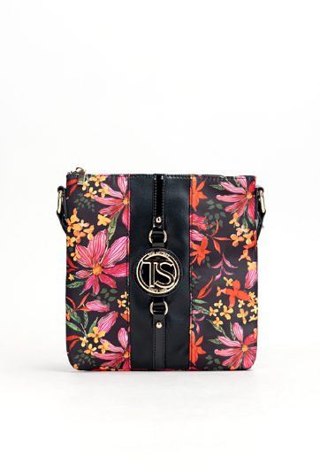Torba damska z kwiecistym wzorem