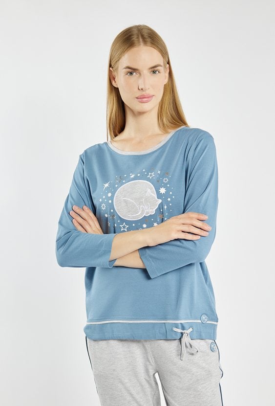 Damska koszulka od piżamy