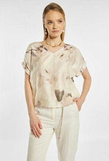 Elegancka bluzka z wzorem