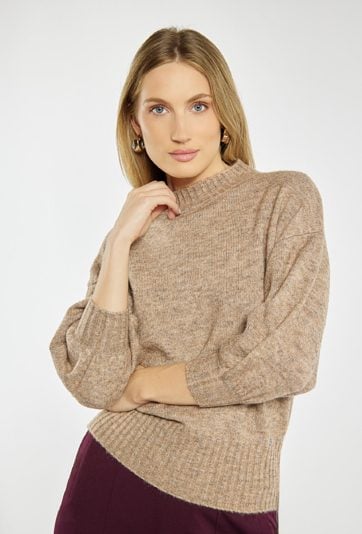 Sweter z półgolfem