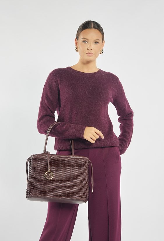 Pikowana torba damska