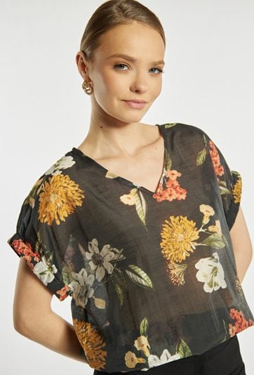 Elegancka bluzka z wzorem