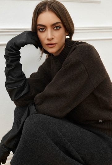 Sweter z półgolfem