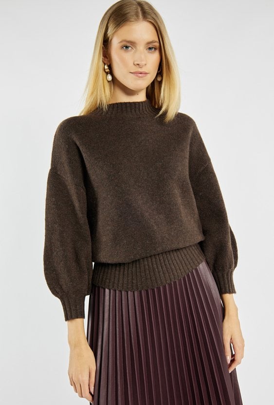 Sweter z półgolfem