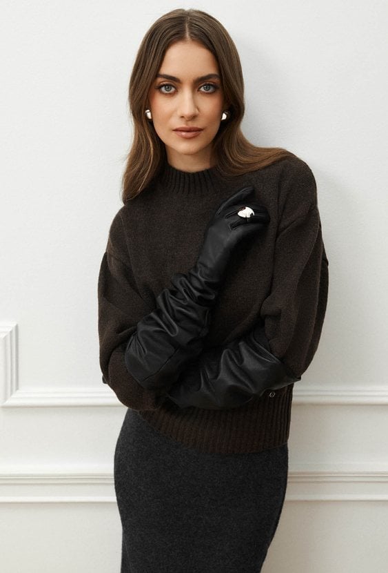 Sweter z półgolfem