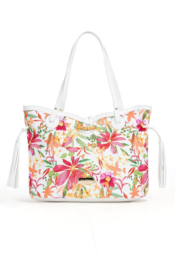 Duża torba z kwiecistym wzorem