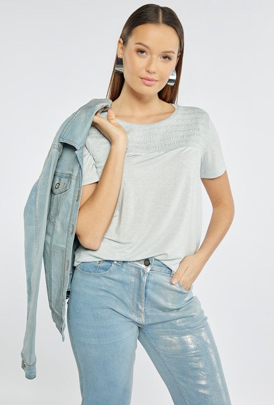 T-shirt z połyskiem