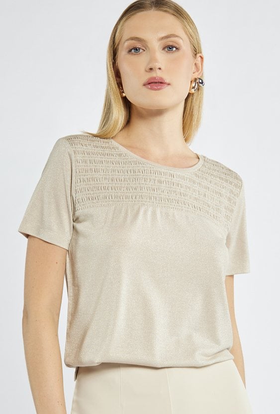 T-shirt z połyskiem