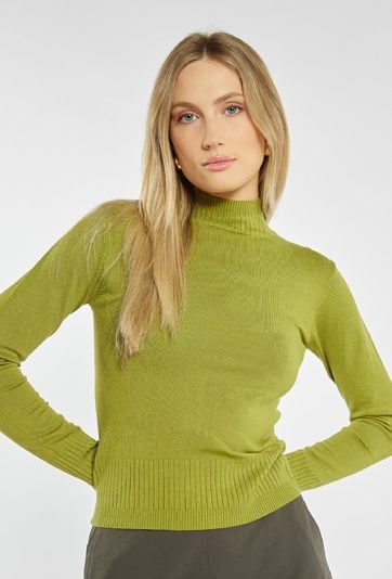 Sweter damski z półgolfem