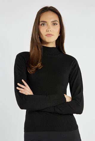 Sweter damski z półgolfem