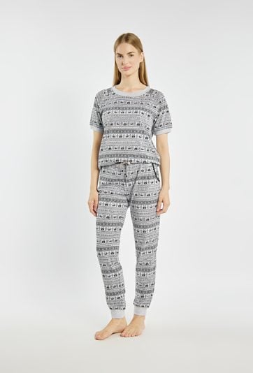 Spodnie od piżamy z bawełną