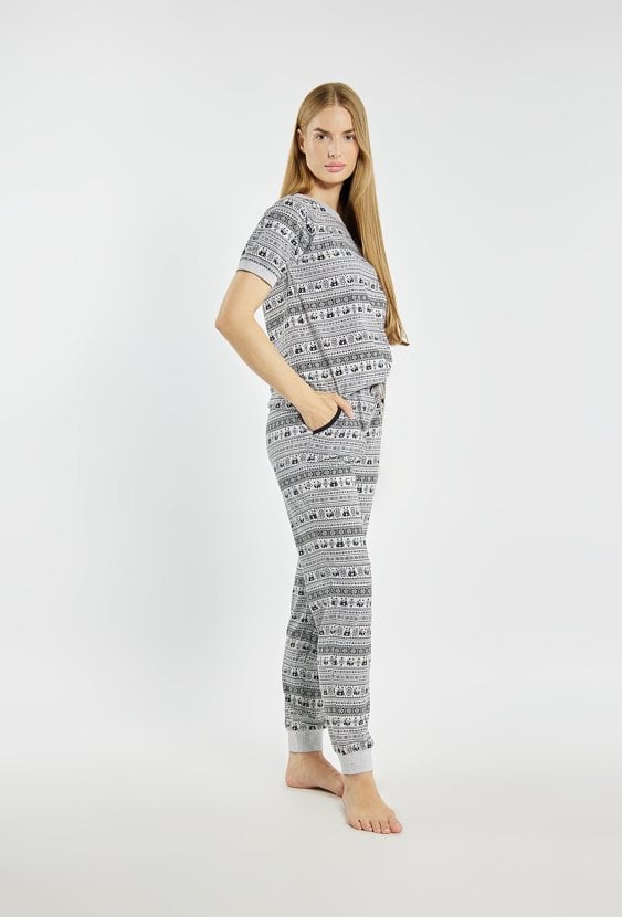 Spodnie od piżamy z bawełną