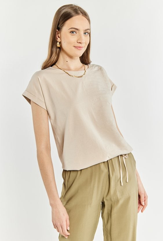 Bawełniany T-shirt damski