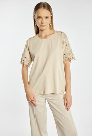 Bluzka z koronkowymi rękawami