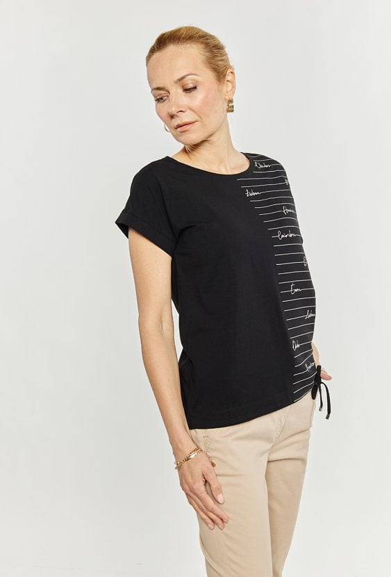 Bawełniany T-shirt damski