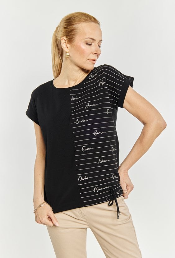 Bawełniany T-shirt damski