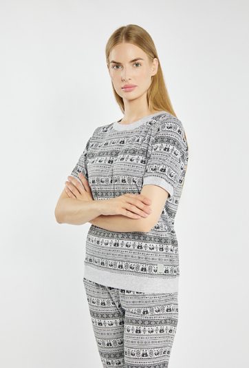 Koszulka od piżamy z bawełną