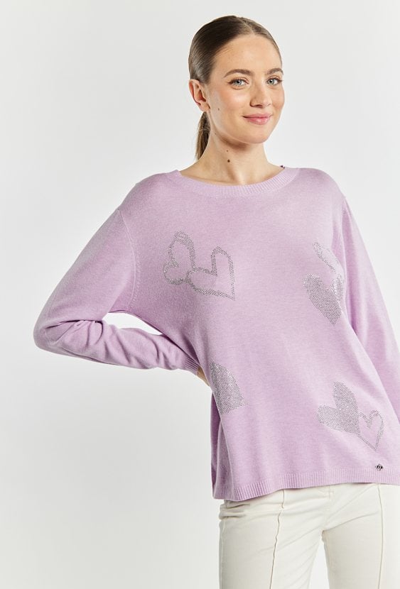 Sweter damski z dżetami