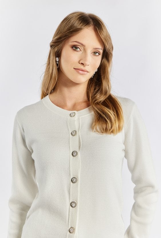 Rozpinany sweter damski