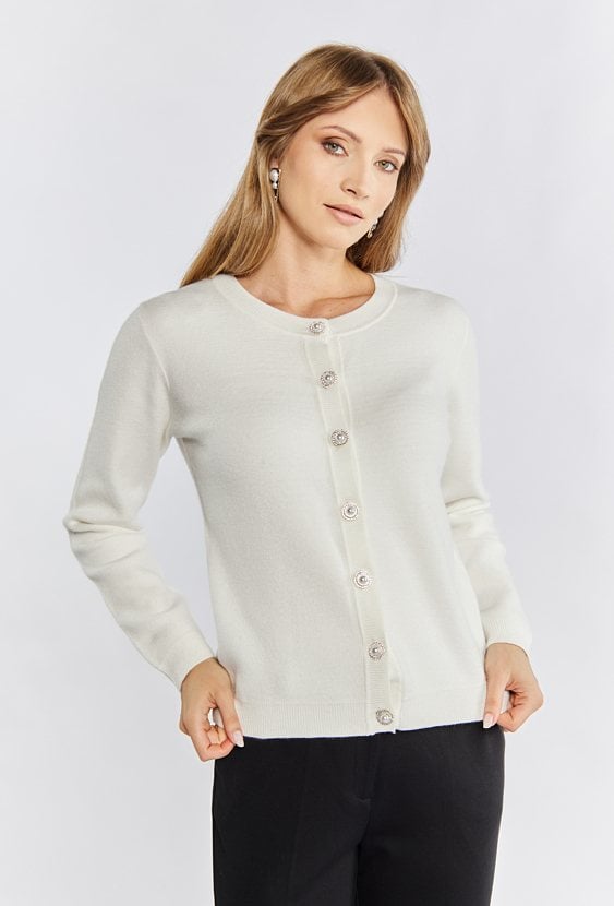 Rozpinany sweter damski