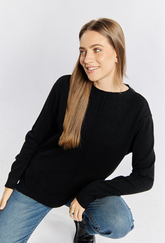 Wiskozowy sweter damski