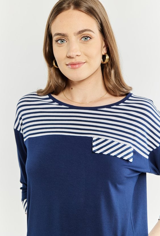 T-shirt damski z rękawem 3/4